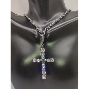 Sabika Classics Volume 4 Cross Necklace Swarovski Crystals RARE & RETIRED!